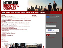 Tablet Screenshot of nitzerebb.artistintersect.com